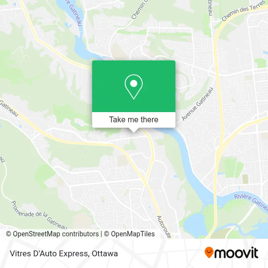 Vitres D'Auto Express map