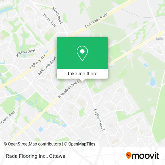 Rada Flooring Inc. map