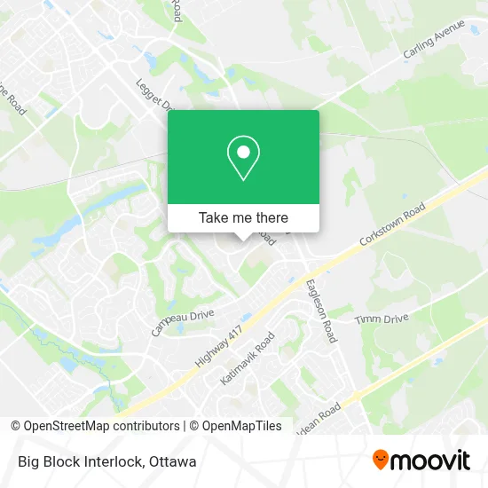 Big Block Interlock map