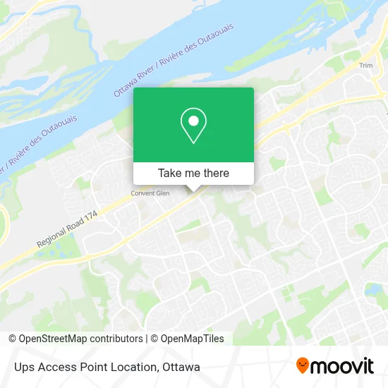 Ups Access Point Location map
