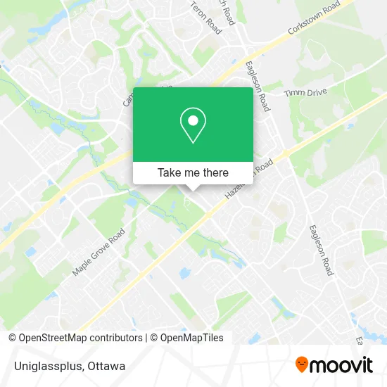 Uniglassplus map