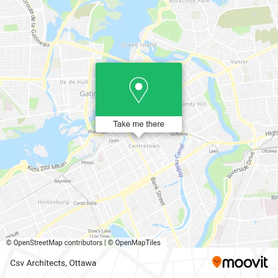 Csv Architects map