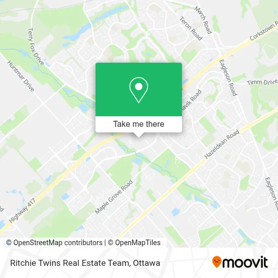 Ritchie Twins Real Estate Team map