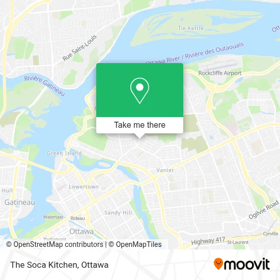 The Soca Kitchen map