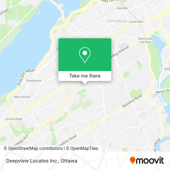 Deepview Locates Inc. map