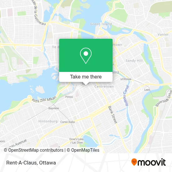 Rent-A-Claus map