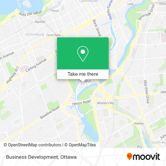 Business Development map