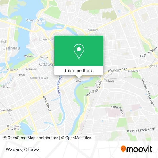Wacars map