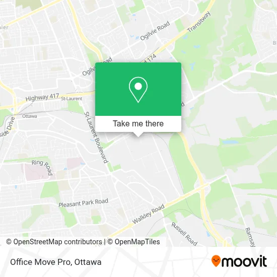 Office Move Pro map