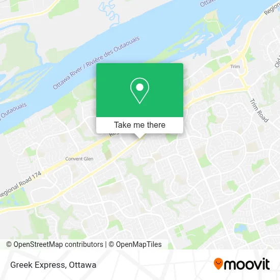 Greek Express map