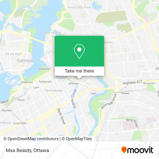 Msa Beauty map