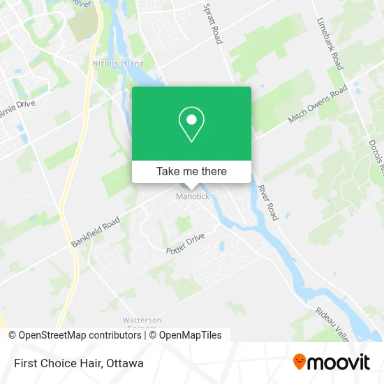 First Choice Hair map