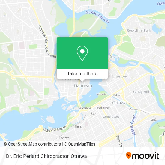 Dr. Eric Periard Chiropractor map