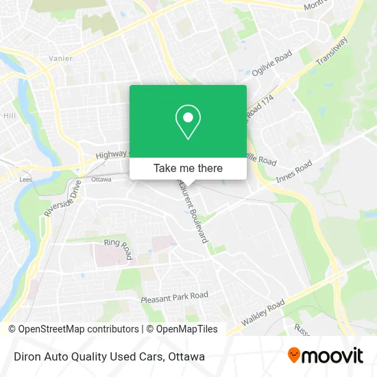 Diron Auto Quality Used Cars map