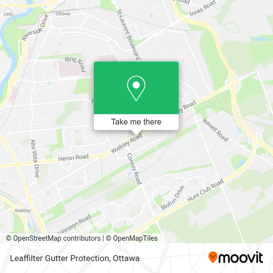 Leaffilter Gutter Protection map