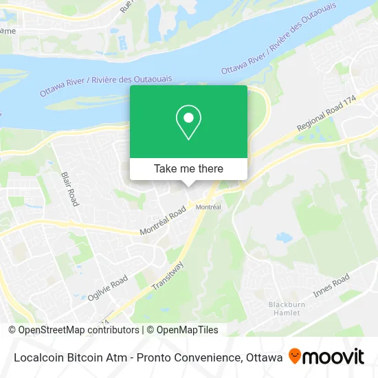 Localcoin Bitcoin Atm - Pronto Convenience map