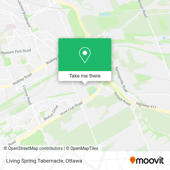 Living Spring Tabernacle map