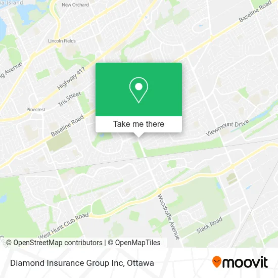Diamond Insurance Group Inc map