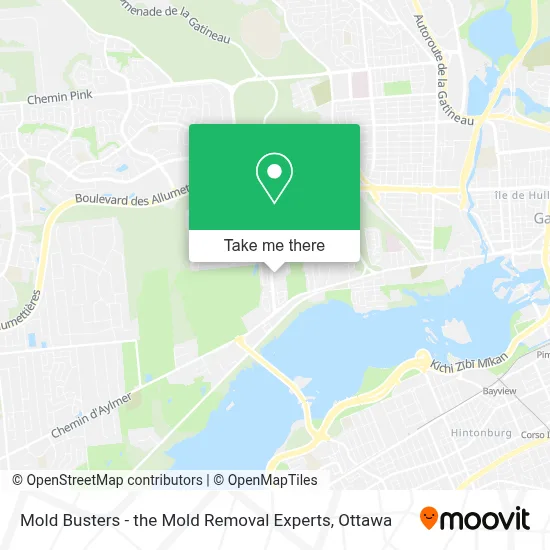 Mold Busters - the Mold Removal Experts map