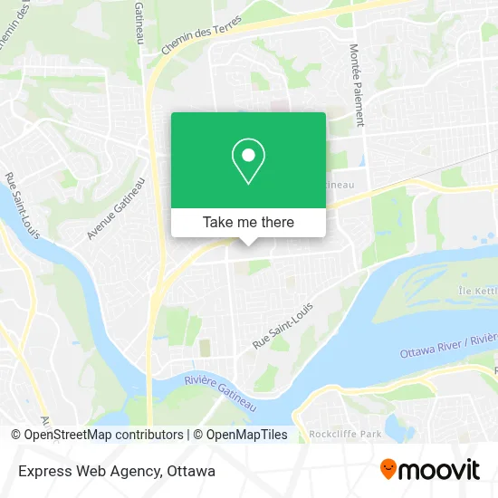 Express Web Agency map