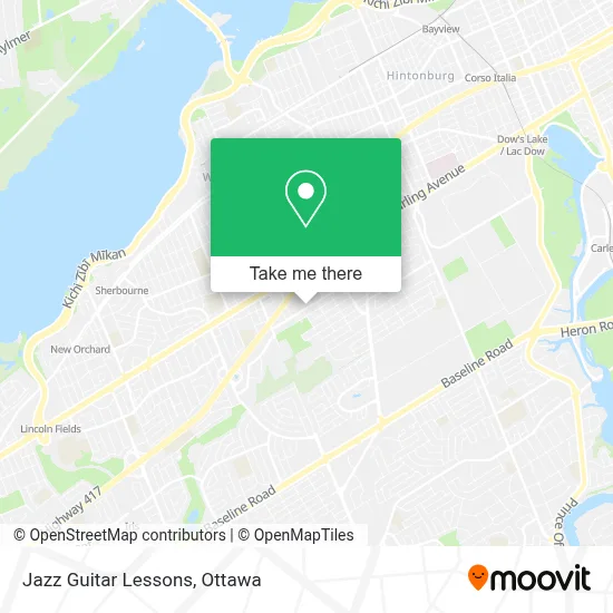 Jazz Guitar Lessons map