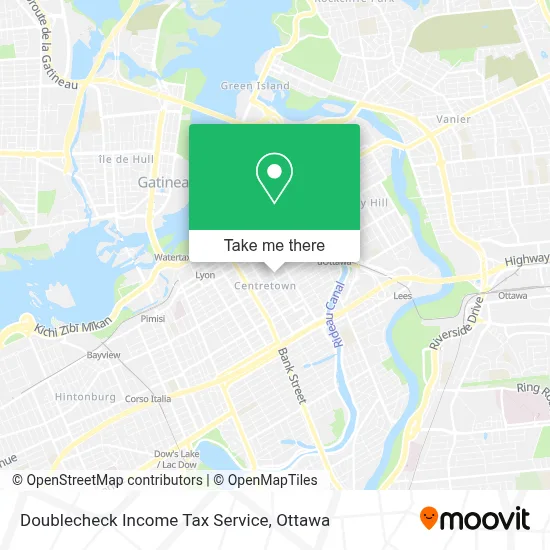 Doublecheck Income Tax Service map