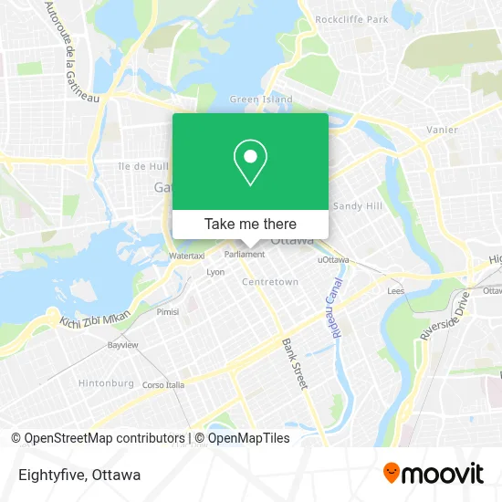 Eightyfive map