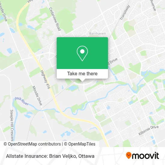 Allstate Insurance: Brian Veljko map