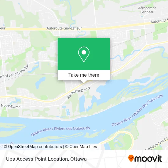 Ups Access Point Location map