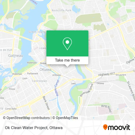 Ok Clean Water Project map