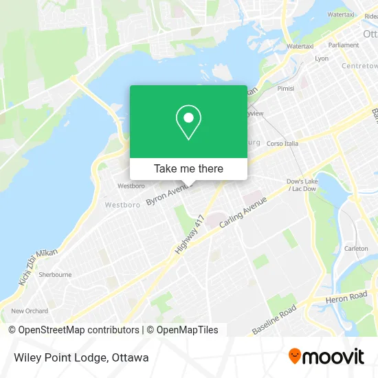 Wiley Point Lodge map