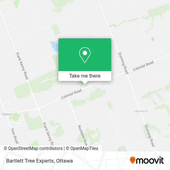 Bartlett Tree Experts map