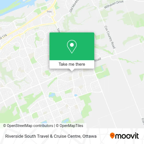 Riverside South Travel & Cruise Centre map