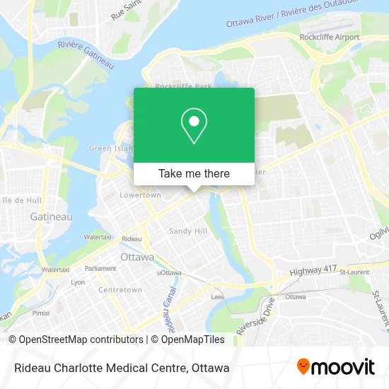 Rideau Charlotte Medical Centre map