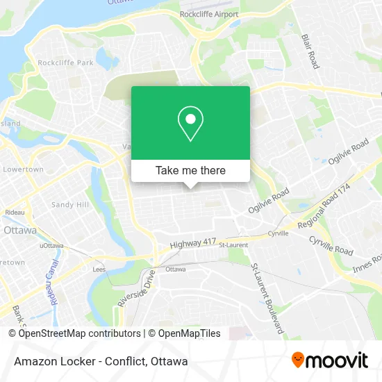 Amazon Locker - Conflict map