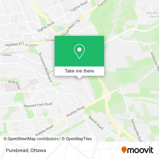 Purebread map