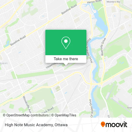 High Note Music Academy map