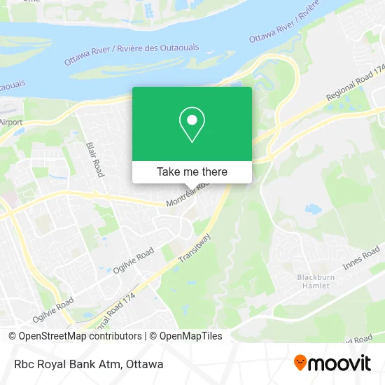 Rbc Royal Bank Atm map