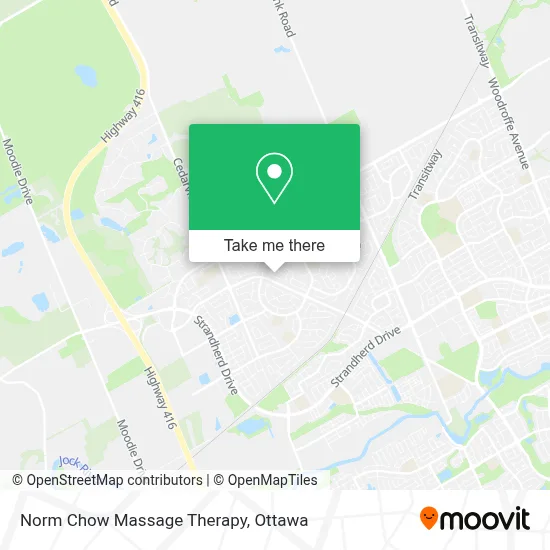 Norm Chow Massage Therapy map