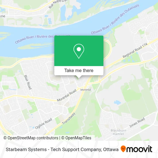 Starbeam Systems - Tech Support Company map