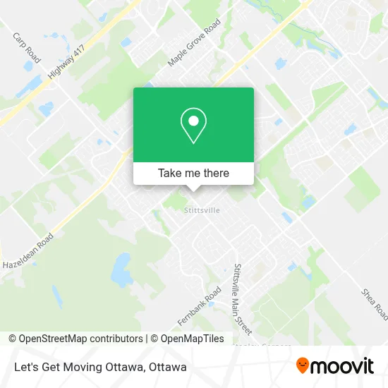 Let's Get Moving Ottawa map