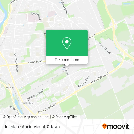 Interlace Audio Visual map