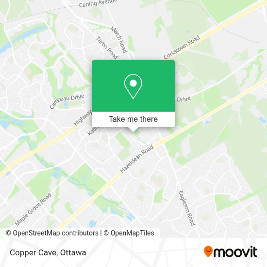 Copper Cave map