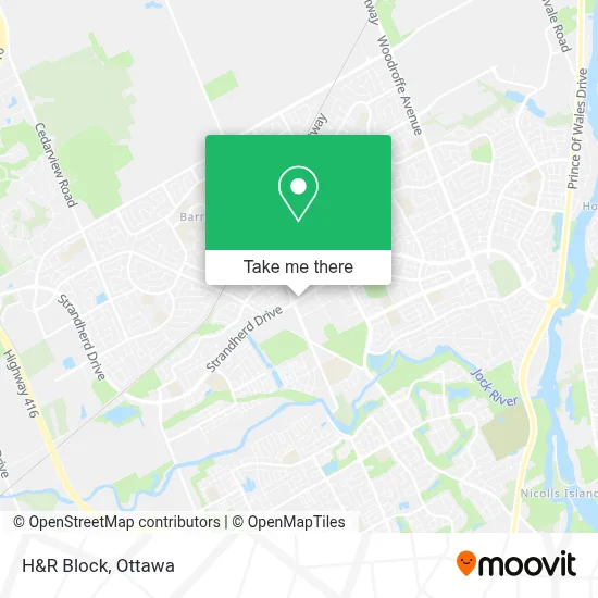 H&R Block map
