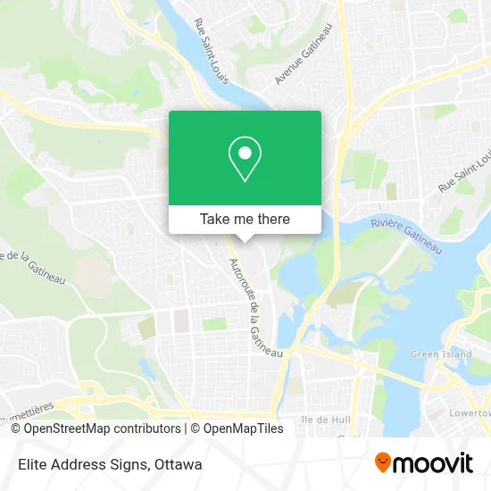 Elite Address Signs map