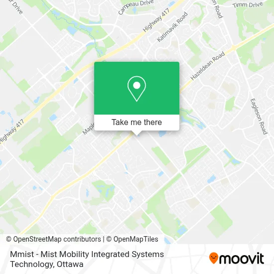 Mmist - Mist Mobility Integrated Systems Technology map