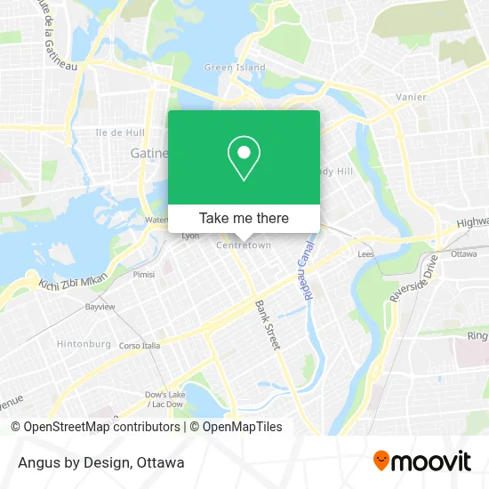 Angus by Design map