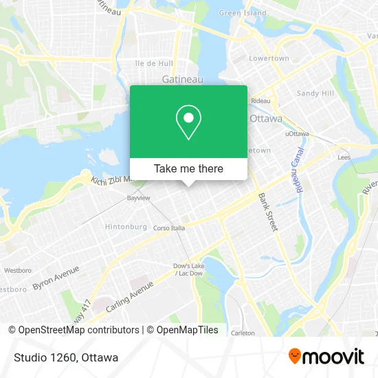 Studio 1260 map
