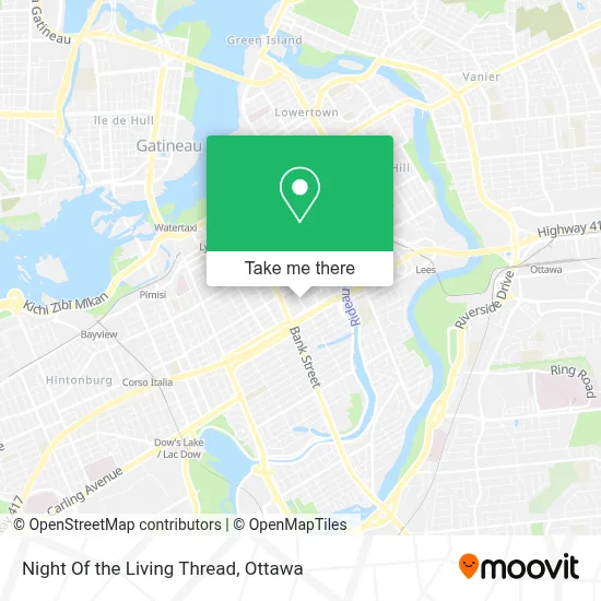 Night Of the Living Thread map