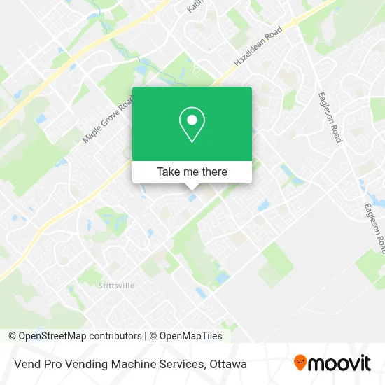 Vend Pro Vending Machine Services map